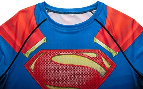 חולצת דחיסה של אנליקסין סופר -גיבור ארוך שרוול ארוך