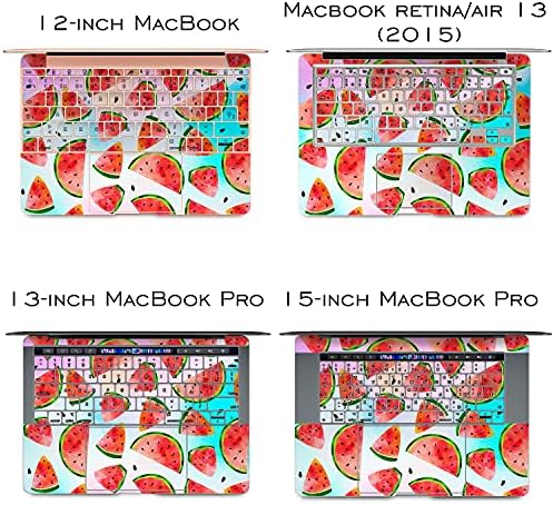 עור ויניל אלטרנטיבי תואם לאוויר MacBook 13 אינץ 'מק פרו 16 רשתית 15 12 2020 2019 2018 דפוס אורך מים קיץ