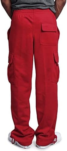 מכנסי טרנינג משקל כבד משקל כבד מכנסי מטען מרופדים מכנסי מטען מותניים אלסטיים שרציפים רצים רחבים מכנסיים מפעילים
