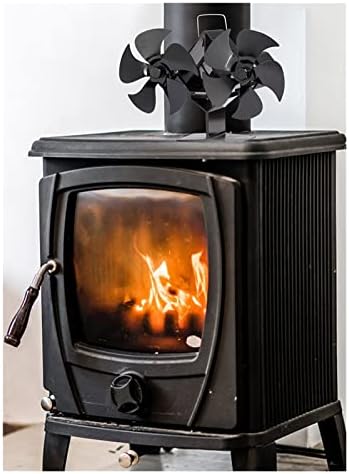 לבן שחור אח מאוורר פעמיים בראשות חום מופעל תנור מאוורר יומן עץ צורב שקט בית מאוורר יעיל חום הפצה