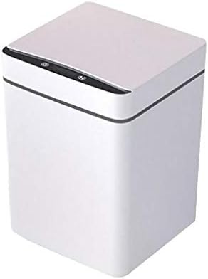 XWWDP 12L אשפה חכמה יכולה אוטומטית חיישן תנועה אינדוקציה פס אבק בית מטבח פסולת אמבטיה פס זבל פח לבן
