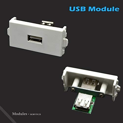 צלחת קיר עם 2 מודולי סימפלקס של USB + SC, מחברי אבן מפתח שקע/תקע קיר קיר כיסוי לוח פנים