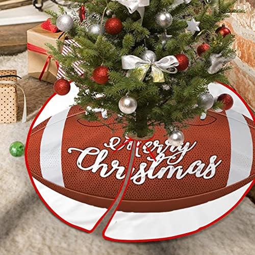מחצלת עץ חג המולד 30 x30 כדורגל בייסבול ספורט חג המולד חצאיות עץ מחצלת גברים קישוטי עץ חג המולד בהתאמה אישית