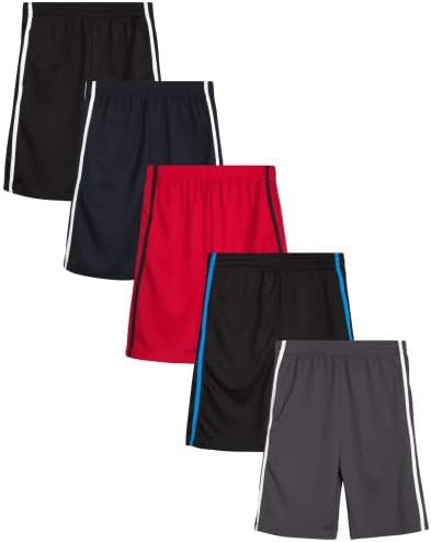 פרו ספורטאי בנים ספורט מכנסיים-פעיל ביצועים כדורסל מכנסיים קצרים עם כיסים
