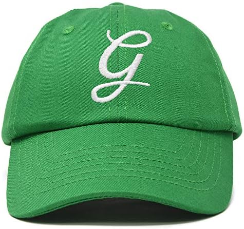 דליקס כובע ראשוני מכתב G נשים בייסבול מכסה מונוגרמה סקרן רקם