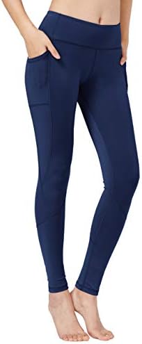 מכנסי יוגה במותניים גבוהות של Keolorn עם כיסים בקרת בטן חותלות לחותלות לנשים 4 כיוונים חותלות עם כיסים