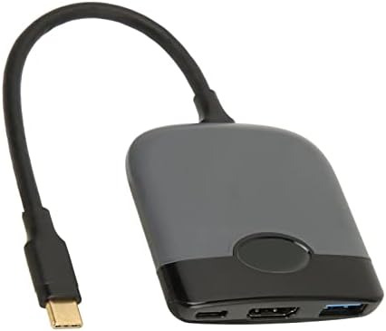 Jopwkuin סוג C עד HD מתאם ממשק מולטימדיה HD, נייד 3 ב 1 תקע אחד ומשחק ממיר רב -רב של USB 3.0 AV Multiper עבור