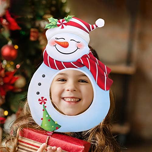 סנטה כובע חג המולד שלג כובע מצחיק חג המולד המפלגה תלבושות כובע מפואר חידוש מסיבת חג המולד בארה ' ב