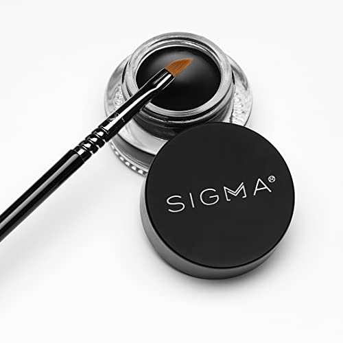 Sigma Beauty E06 מברשת איפור מכונפת מכונפת - מברשת אניה עיניים עם קצה מברשת זוויתי קטן בחדות - מברשת איפור