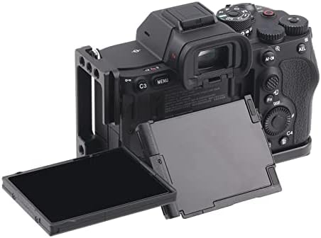 Plate שחרור מהיר של Hersmay L סוגר L עבור Sony Alpha 7R V מלא מצלמה ללא מראה מצלמה מהירה שחרור l צלחת ארקה שוויצרית