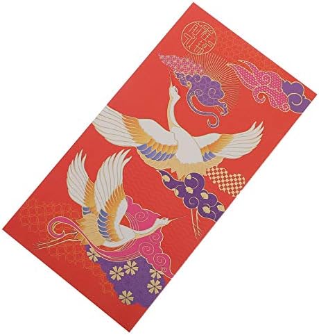 מעטפות אדומות סיניות 8 יחידות סיני חדש כסף נייר פאוץ סיני חדש שנה כסף מנות חגיגי הונג באו שנה אדום