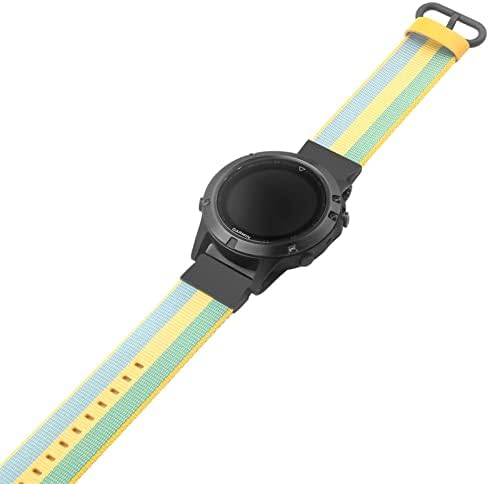 רצועת שעון ניילון לשחרור מהיר 22 ממ עבור גרמין פניקס 6 פעמים 6 פרו שעון חכם איזיפיט להקת יד פניקס 5 פעמים