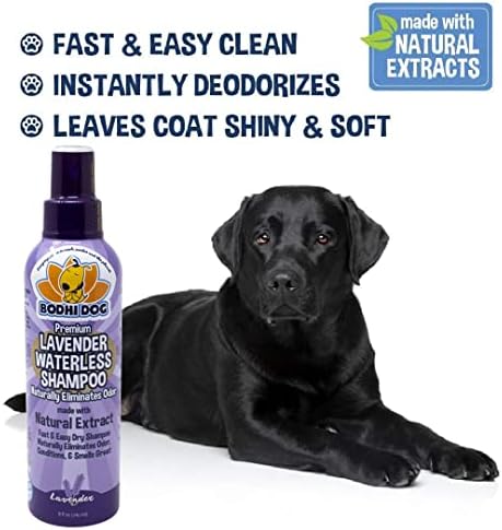 שמפו חדש לכלבים ללא מים / שמפו יבש טבעי לכלבים או חתולים אין צורך בשטיפה / מיוצר עם תמציות טבעיות