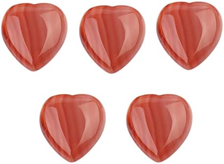 קריסטל טבעי לב בצורת מלוטש לב בצורת פנינה רוז קוורץ אמטיסט כל סוגים של ריפוי קריסטל פאלם אהבת פנינה סט בתפזורת