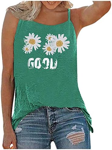 KCJGIKPOK גופיות טוניקות לנשים, 2023 חולצת שרוול קצרה חיננית הדפסת פרחים בסיסית חולצות טי גרפיות