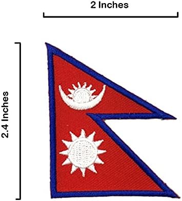 A-ONE 3 PCS חבילה-הרק רקמה של אוורסט+תיקון דגל נפאל, תג ההרים הגבוה ביותר, תיקון חיצוני, סיכת וינטג ', תפור