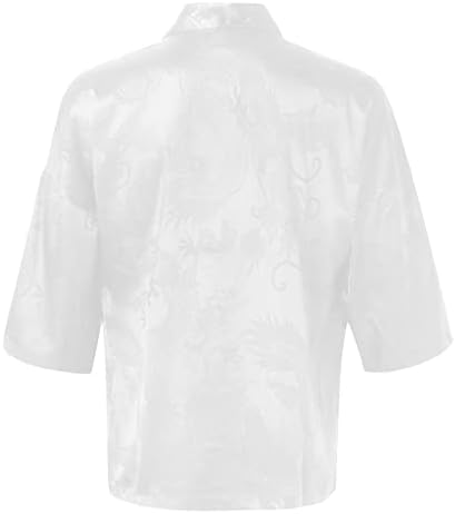 קיץ גברים של חולצות גברים של אופנה האנפו מעיל קרדיגן רופף פיות חלוק רטרו טאנג חליפת קרדיגן סווטשירט