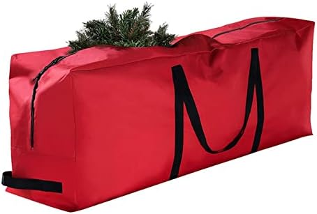 דק חג המולד קישוט אחסון תיק, עבור מתאים עד גבוה חג מלאכותי מפורק עצי חג המולד נע גבוה מלאכותי מפורק