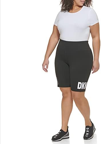 DKNY לנשים פלוס אופניים משקפים את הקצרה לוגו