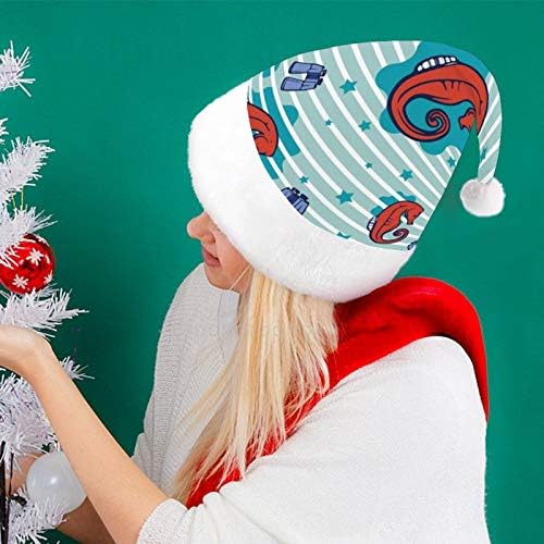 חג המולד סנטה כובע, אוקיינוס בעלי החיים סוסון ים חג המולד חג כובע למבוגרים, יוניסקס נוחות חג המולד כובעי
