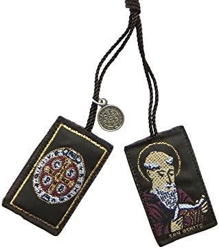 Saint Benedict Scapular עם קסם מדליות להגנה