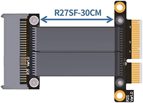ADT-LINK R27SF U.2 NVME SSD ל- PCI-E 3.0 X4 SFF-8639 NVME PCIE SOUTASS כבל נתונים שידור שידור