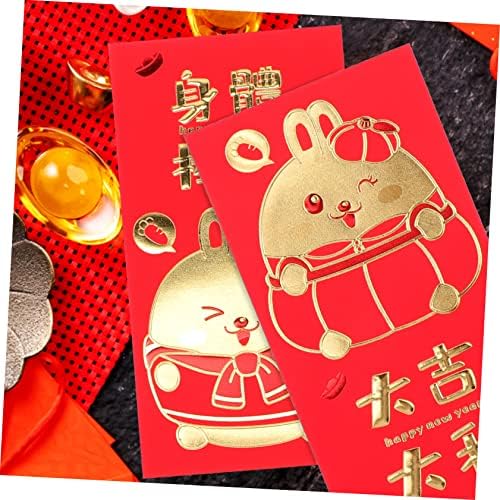 30 יחידות 2023 אדום מעטפה אדום מתנה סיני מתנה גרב סטופר מזלות באני מעטפת פסטיבל אדום מנות מתנה לשנה חדשה ארנב