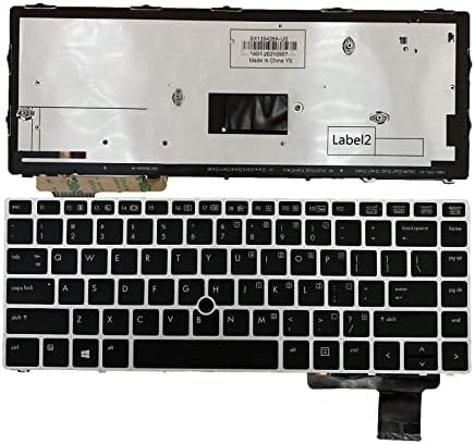 החלפת מחשב נייד של טיוגוצ 'ר פריסה אמריקאית עם תאורה אחורית עם מקלדת הצבעה לפוליו 9470 מ' 9470 9480