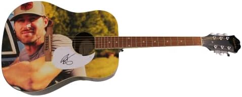 ריילי גרין חתם על חתימה בגודל מלא מותאם אישית יחיד במינו 1/1 גיבסון אפיפון גיטרה אקוסטית עם אימות ג