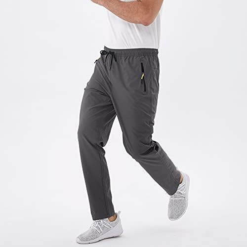 מכנסי רוכסן של מכנסי רוכסן של Rapoo מכנסיים קלים של מכנסי אימון ספורט אימון