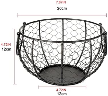 קש מטבח אחסון מתכת חוט ביצת סל חוות עוף כיסוי ביצה מחזיק ארגונית נורדי חטיף פירות מיכל שעזבתי
