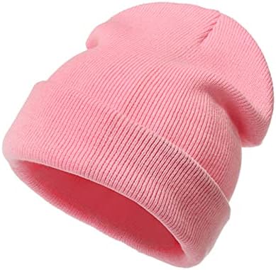 נשים לסרוג רפוי כפת כובע צמר סרוג חיצוני ניטראלי כובע מוצק צבע לשמור כובעי חם למבוגרים גברים של ריצה כובעים