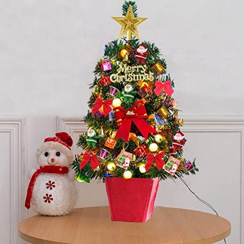 קישוטי עץ חג המולד מלאכותיים של Petphindu קישוטי עץ חג המולד עיצוב חג המולד מיני עץ חג המולד מיני עץ חג