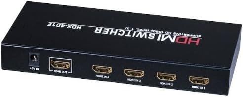 Monoprice שיפור מתג HDMI שוויון מובנה ושלט מרחוק