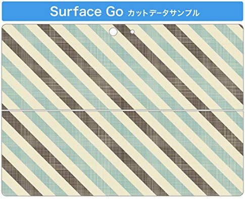 כיסוי מדבקות Igsticker עבור Microsoft Surface Go/Go 2 עורות מדבקת גוף מגן דק במיוחד 001208 פס וינטג '