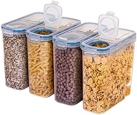 מיכל אחסון תבואה סימבימו 4 ליטר ארבעה חלקים דלי אורז תיבת אחסון מזון עמ ' פלסטיק שקוף אטום צנצנת