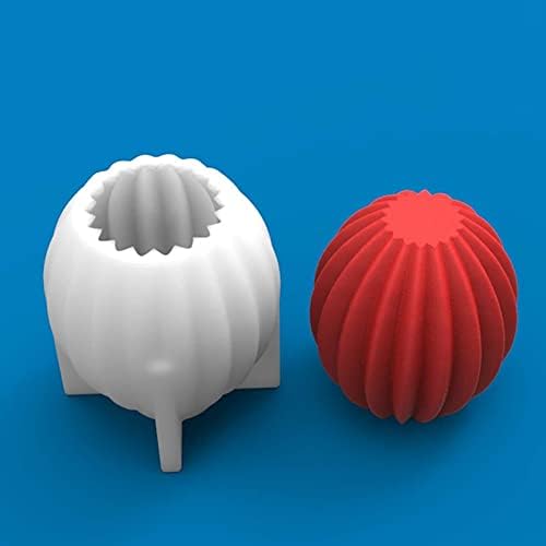 גרגיר גרגרי גיאומטריה תלת מימדית פס כדור נר עובש סיליקון תבניות לייצור נרות ייצור סיליקון סבון תבניות סבון DIY