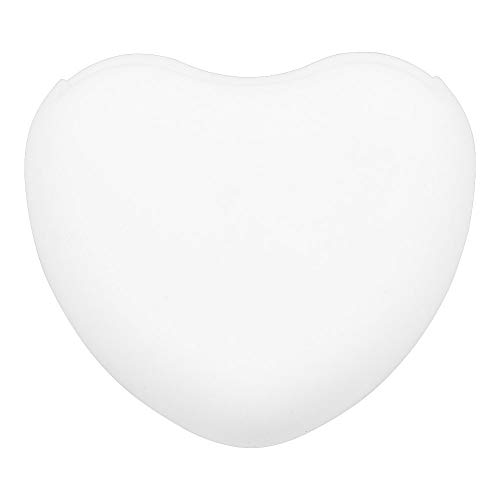מחצלת ניקוי מברשת איפור, ניקוי מברשת קוסמטיקה סיליקון נייד בצורת לב, 3.3 x 3.0 x 1.1 אינץ '