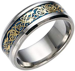 דפוס דרקון גברים טונגסטן קרביד טבעת 8 ממ פס חתונה גמר טבעת להקת חתונה פשוטה פשוט