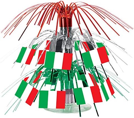 איטלקי דגל מיני מפל מרכזי מסיבת אבזר