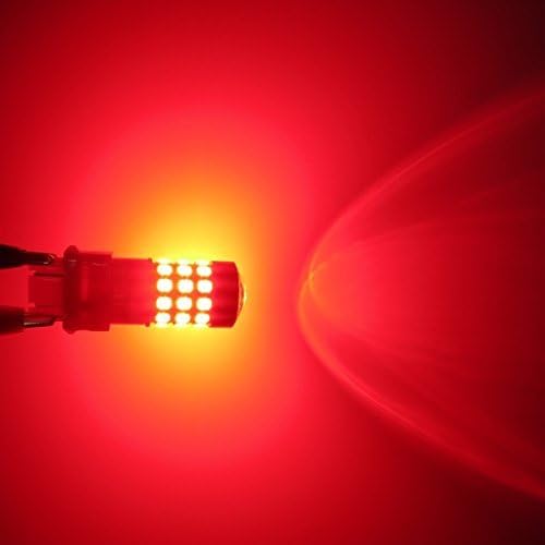תאורת אללה 2x סופר בהיר טהור אדום 7528 12499 LL P21/5W נורות LED נורות בלם אחורי עצירת זנב מנורת