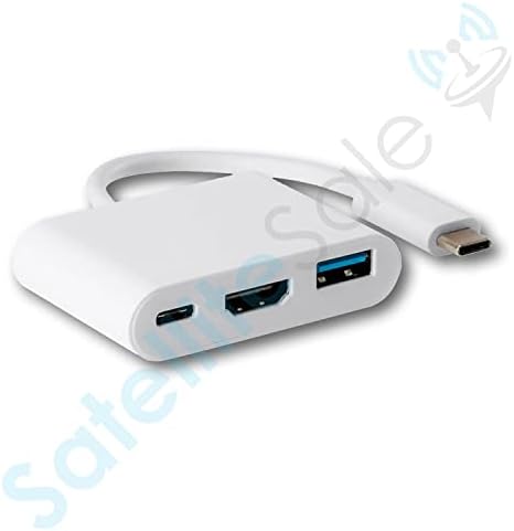 לוויטיטסל USB סוג C לנקבה USB 3.0/HDMI/USB-C ממיר Multiperport 5GBPS 4K/30Hz PVC שחור