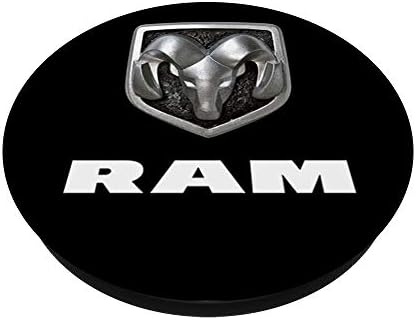 RAM Trucks Chrome Logo Popsockets Popgrip: אחיזה ניתנת להחלפה לטלפונים וטאבלטים
