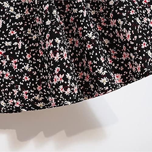 פרח אופנה חצי אורך חצאיות MIDI לנשים עוטפות ירך חדשות לחצאיות פרחוניות גבוהות של נשים לנשים לנשים טרנדיות