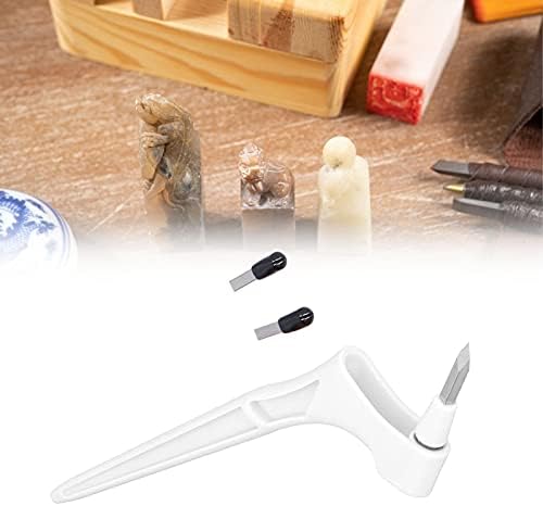ערכת כלי חיתוך מלאכה של Walfront ערכת 360 מעלות חותך סכין גילוף מסתובב לריבוש תחביב יצירות אמנות, סכין
