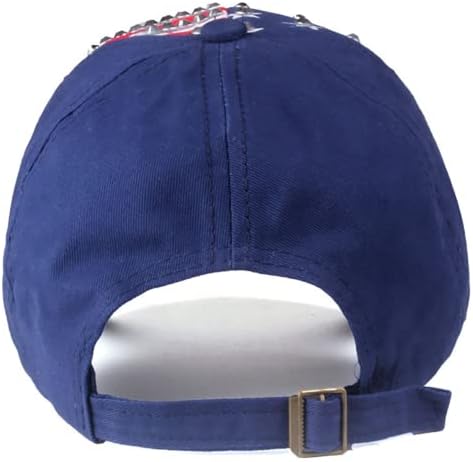 אמריקאי דגל בייסבול כובע יוניסקס בלינג קאובוי נהג משאית כובע מתכוונן כובעי היפ הופ כובעי גברים נשים כחול
