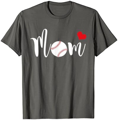 חולצת אמא בייסבול לנשים אמא אוהבת חולצת טריקו