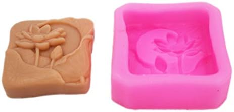 תבניות סבון לוטוס אמנות מלאכה סיליקון סבון סבון עובש מלאכה