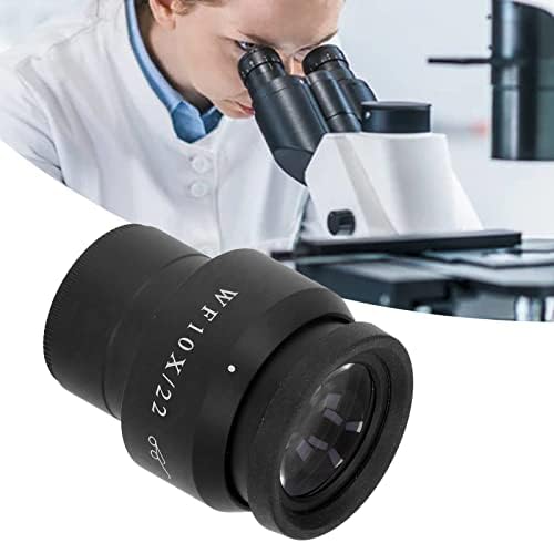מיקרוסקופ עינית עדשה מצופה פי 10 עינית גבוהה סגסוגת אלומיניום זכוכית אופטית חיי שירות ארוכים למעבדה