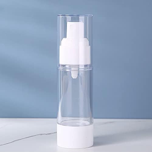 משאבת ואקום לחץ על בקבוק ריק בגודל נסיעה ברורה BPA מתקן מכולות חינם לכיוון קרם קוסמטיקה שפתון קרמים